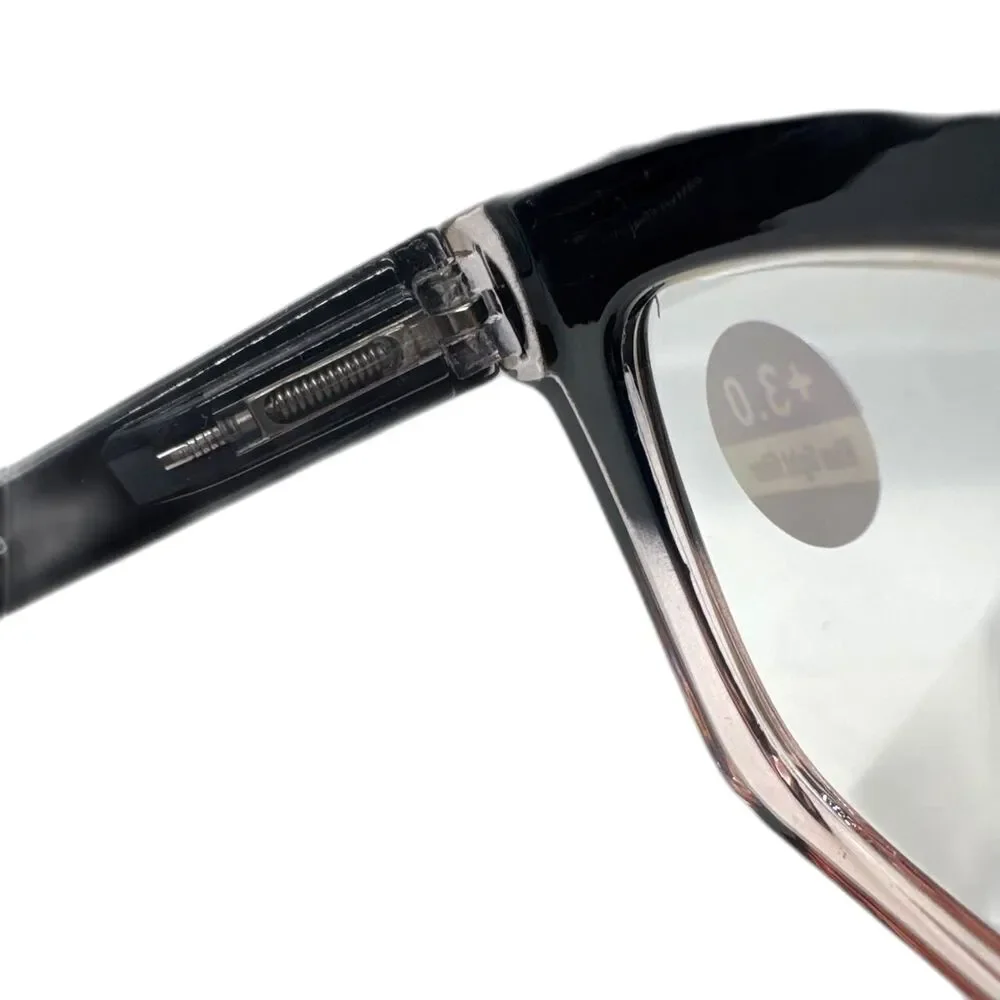 3.0 Blue Light Reading Glasses NEW! Heavy Duty Frame w/ Spring Arms